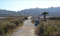 Figure EC-02B — Views from Public Trails Located within San Elijo Valley that Include Proposed I-5 Improvements. For more information call (619) 688-6670 or email CT.Public.Information.D11@dot.ca.gov
