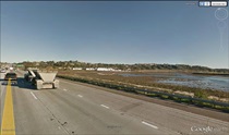 Figure SD-08E — Western/Eastern Views from I-5 including the Pacific Ocean, San Dieguito Lagoon and Seaward and Inland Natural Coastal Landforms. For more information call (619) 688-6670 or email CT.Public.Information.D11@dot.ca.gov