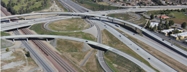 I-210 Transition for I-215 Arial View