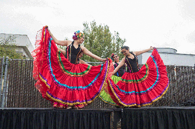 The Colviva Dance Group performed to Colombian music at the Caltrans Diversity and Disability Awareness Day event at Headquarters TransLab on Oct. 25.