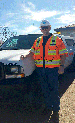 Good Samaritan Caltrans District 8 Maintenance Superintendent William R. Kerr stopped on his way home to help a woman get her car out of harm’s way on Interstate 15.