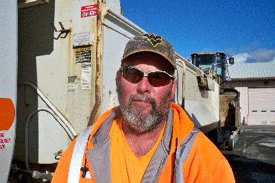 Caltrans Crescent City Crew Equipment Operator II John Phillips helped an ambulance respond to an emergency by leading and plowing the way in a snow storm.