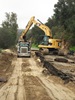 Caltrans crews had to reconstruct State Route 74 after winter storms washed out part of the soil under the roadway.
