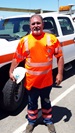 Caltrans Equipment Operator II Newman Whitaker came to the aid of two videographers stranded near Harris Ranch on their way from Sacramento to the Director’s Town Hall in San Diego.