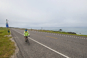 Bike lanes on highways provide space for active transportation - without being in the same lane as vehicles.