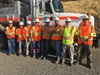 Caltrans Crew 646 from left to right: Supervisor Adam Wimberley, Equipment Operator II’s Jack Hildebrandt, Bill Loucks, Jeff Davis, Josh Vonderahe, Chris Cruse, as well as Leadworker Richard Hare and Equipment Operator II Steve Castelletto received the following thank you note from a grateful homeowner in Yosemite. Equipment Operator II Mark Tingley is not pictured, but also worked to save the Highway 41 house from the Railroad Fire.