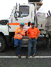 Caltrans Maintenance Lead Worker Mark Charles (left) and Equipment Operator II Jerry Smith’s quick thinking extinguished a grass fire before it threatened homes in rural Sonora.