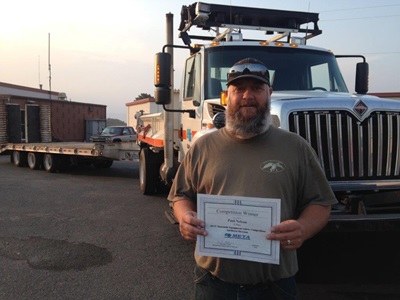 District 1 Equipment Operator II Paul Nelson was one of four Caltrans Maintenance employees who won the 2017 Statewide Equipment Safety Competition in August.