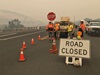 Caltrans crews worked 12-hour shifts, keeping the public away from the wildfire, but letting emergency responders in.