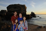 Steve Gee, an electrical engineer for Caltrans District 5, poses with his family in 2017. 