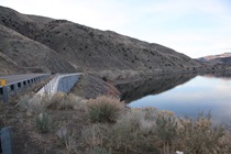 Very near where U.S. Highway 395 crosses from California into Nevada, motorists are treated to a close look at Topaz Lake.
