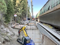 Echo Summit bridge replacement project, 2020