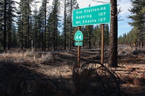 Several miles before Susanville, motorists can turn left off Highway 36 and resume making their way to Lassen via State Route 44.