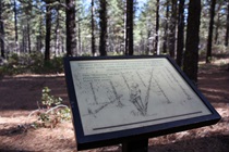 A few miles east of the entrance to Lassen Volcanic National Park, there's a short nature trail and picnic area off the south side of Highway 89.