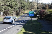 South of Point Arena and before they get to Sea Ranch, motorists on southbound SR-1 pass through Gualala.