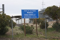 As it does in so many small  rural communities throughout California, Caltrans has a maintenance yard in Coulterville.