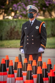 Bill Halterman at the Caltrans Workers Memorial 2021 (Photo by Headquarters)