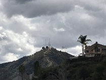 Broadcast antennas between Glendale and Pasadena (Photo by Lauren Wonder)