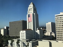 Los Angeles City Hall, Patriots Day 2018 (Photo by Lauren Wonder)