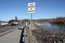 The Sacramento River runs roughly parallel with State Route 45, but is visible from the roadway at only a few places, including this one.