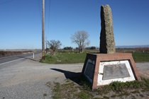 Learn about William Brown Ide at this old marker just off State Route 45 south of Hamilton City -- or by reading the plaque in the next photo.