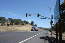 For those motorists heading to Yosemite National Park from Sacramento or thereabouts, this SR-108 intersection with O'Byrnes Ferry Road is familiar.