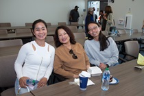 In District 4, from left are Monique Nuygen, Lina Ellis and Mary Thao. (Photo by John Huseby)
