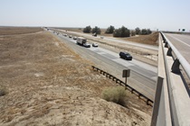 As Interstate 5 whizzes by below, State Route 43 continues its less-frantic way up toward Shafter and points farther north.