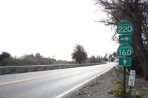 State Route 220 is among the shortest roadways in California's highway system, stretching out for only six miles.