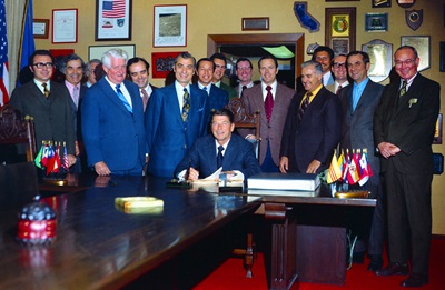 1972 signing of AB 69, which created Caltrans