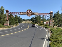 The Jackson Rancheria of Me-Wuk Indians and its casino, off the north side of State 88, are owned and operated by the tribe.