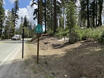 At about the 6,000-foot elevation mark in early June, State Route 88 began to have patches of old snow along its banks.