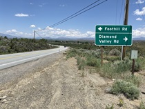 Things have largely flattened out from their mountainous heights by the time State Route 88 nears Nevada.