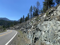State Route 3, from Montague to just south of Hayfork, photographed July 25, 2023, by CT News -- This stretch is through the Marble Mountains