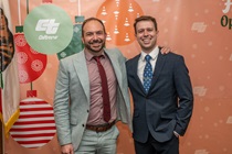 2023 Holiday Open House at Headquarters, Dec. 20 (Danny Yost, left, and Daniel Rubenstein)