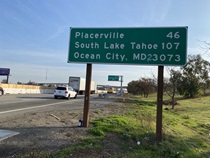 U.S.. Highway 50 begins its (almost!) cross-country path in West Sacramento, at the intersection with Interstate 80.