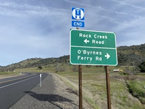 At Copperopolis, State Route 4 intersects with O'Byrne Ferry Road, which -- full disclosure -- is not overseen by Caltrans.