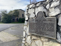 Mark Twain lived a small but significant part of his life in Northern California, and Chinese Camp has this plaque in his memory.