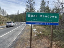 The final community of any size along State Route 120 as it approaches the northwest entrance to Yosemite is Buck Meadows.