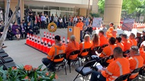 District 11 Workers' Memorial ceremony, San Diego