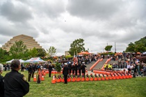 The statewide 2025 Caltrans Workers Memorial was held on April 17 at River Walk Park in West Sacramento.