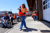 District 1 Dispatch Manager and cone bearer Joeinne Lingard