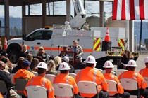 District 2 workers memorial ceremony in Redding