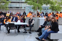 District 7 workers memorial ceremony in Los Angeles
