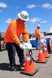 District 9 workers memorial ceremony in Bishop