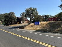 Caltrans Maintenance yards pop up throughout the state, of course, including at this spot near the end of SR 132 in Coulterville.