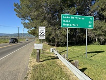Westbound State Route 128, Winters to the Pacific Ocean