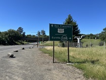 Westbound State Route 128, Winters to the Pacific Ocean