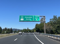 Westbound State Route 128, Winters to the Pacific Ocean