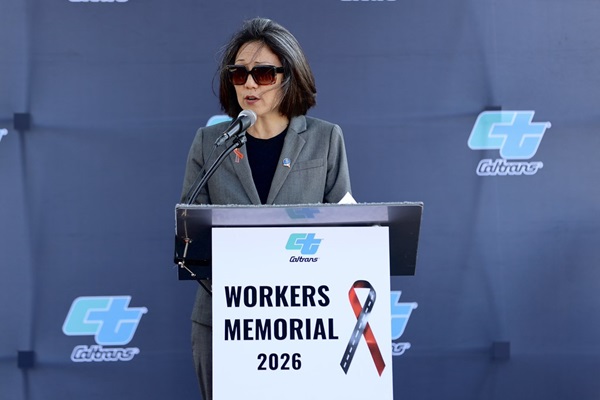 The District 7 Workers Memorial ceremony in Los Angeles